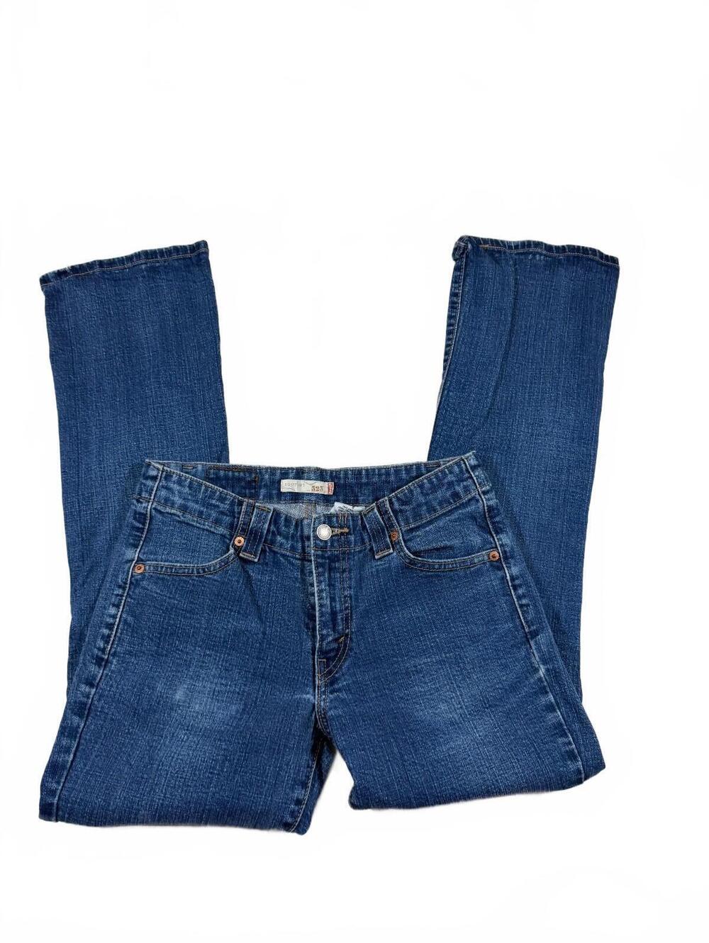 Levis Y2K Mid-Rise Medium Wash Bootvut Jeans 525 Size 6M